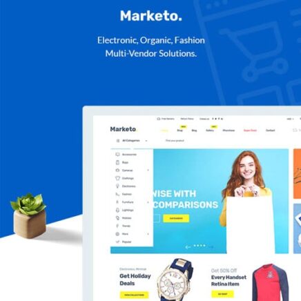 Marketo Ecommerce Multivendor Marketplace Woocommerce Wordpress Theme