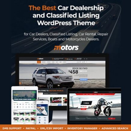 Motors Automotive Car Dealership Car Rental Auto Classified Ads Listing Wordpress Theme