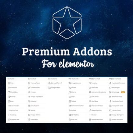 Premium Addons Pro For Elementor