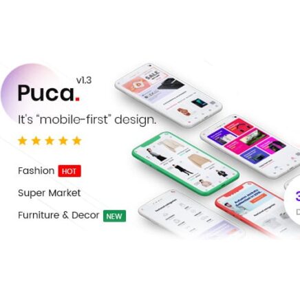 Puca Optimized Mobile Woocommerce Theme