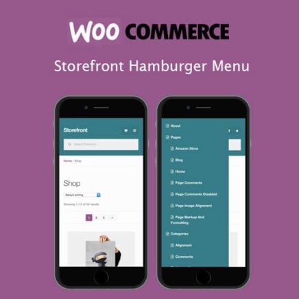 Storefront Hamburger Menu