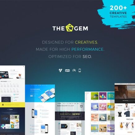 Thegem Creative Multi Purpose High Performance Wordpress Theme