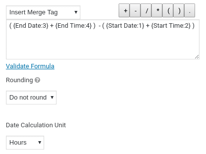 Gravity Forms Date &Amp; Time Calculator