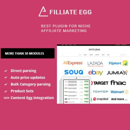 Affiliate Egg Niche Affiliate Marketing Wordpress Plugin 1