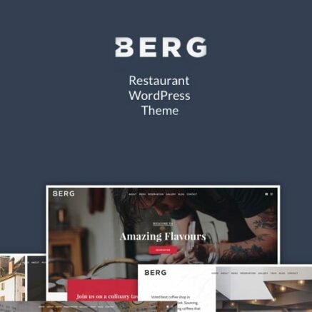 Berg Restaurant Wordpress Theme