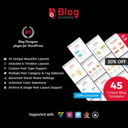 Blog Designer Pro For Wordpress