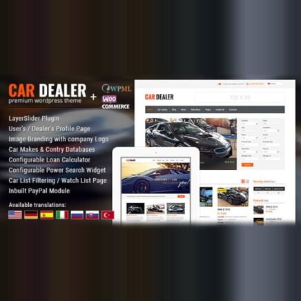 Car Dealer Automotive Wordpress Theme Responsive