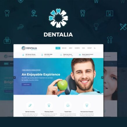 Dentalia Dentist Medical Wordpress Theme