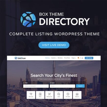 Directory Multi Purpose Wordpress Theme