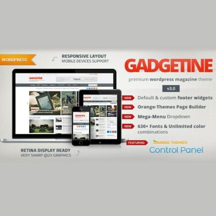Gadgetine Wordpress Theme For Premium Magazine