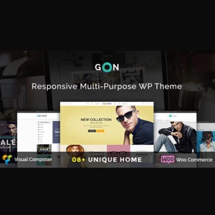 Gon Responsive Multi Purpose Wordpress Theme