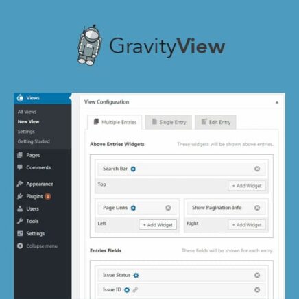 Gravity View Wordpress Plugin