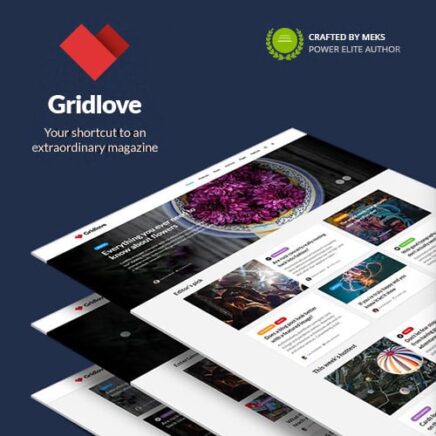 Gridlove Creative Grid Style News Magazine Wordpress Theme