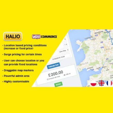 Halio Woocommerce Taxi Booking Plugin