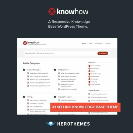 Knowhow A Knowledge Base Wordpress Theme