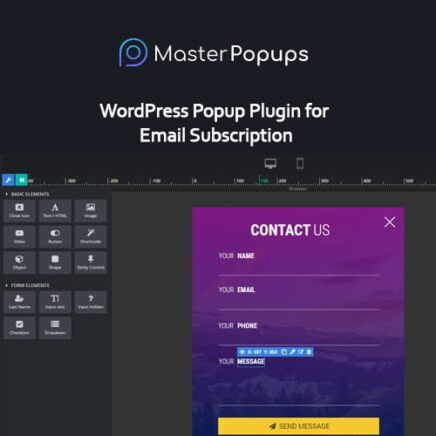 Master Popups – Wordpress Popup Plugin For Email Subscription