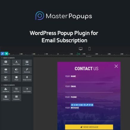 Master Popups – Wordpress Popup Plugin For Email Subscription