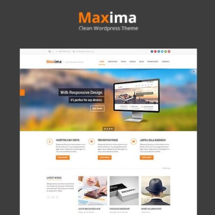 Maxima Retina Ready Wordpress Theme