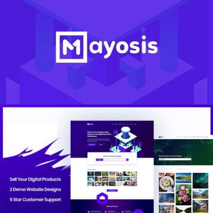 Mayosis Digital Marketplace Wordpress Theme