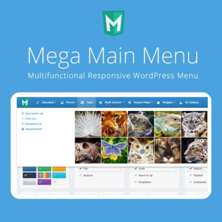 Mega Main Menu – Wordpress Menu Plugin