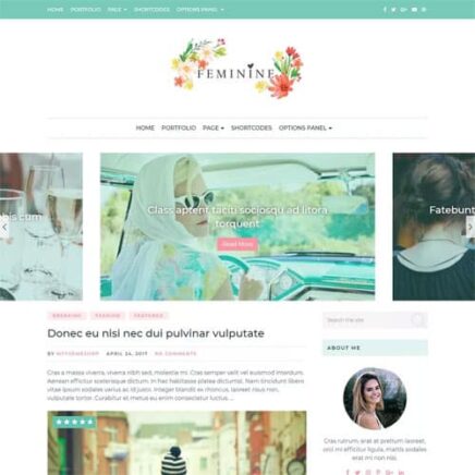 Mythemeshop Feminine Wordpress Theme