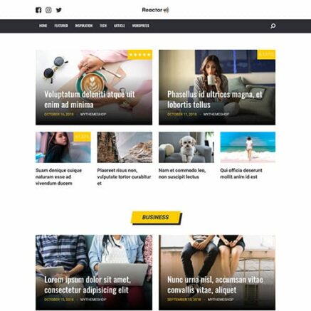 Mythemeshop Reactor Wordpress Theme