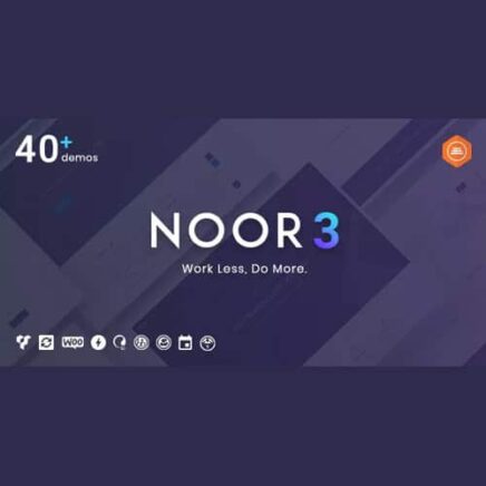 Noor Multi Purpose Fully Customizable Creative Amp Theme