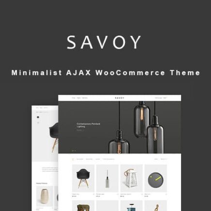 Savoy – Minimalist Ajax Woocommerce Theme