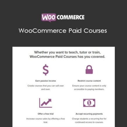 Sensei With Woocommerce Paid Courses