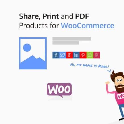 Share Print And Pdf Products For Woocommerce