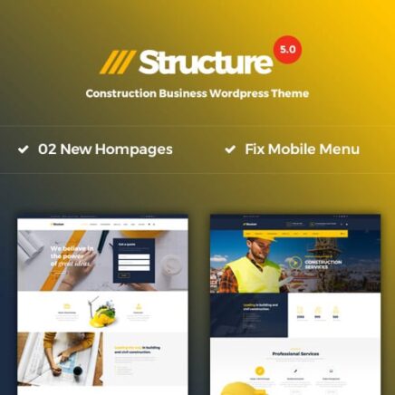 Structure Construction Wordpress Theme