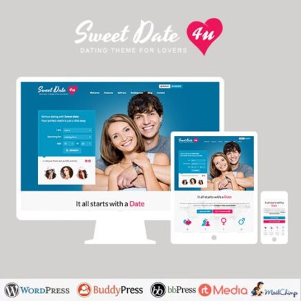 Sweet Date More Than A Wordpress Dating Theme