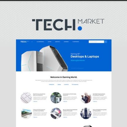 Techmarket – Multi Demo Electronics Store Woocommerce Theme