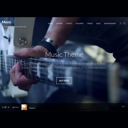 Themify Music Wordpress Theme