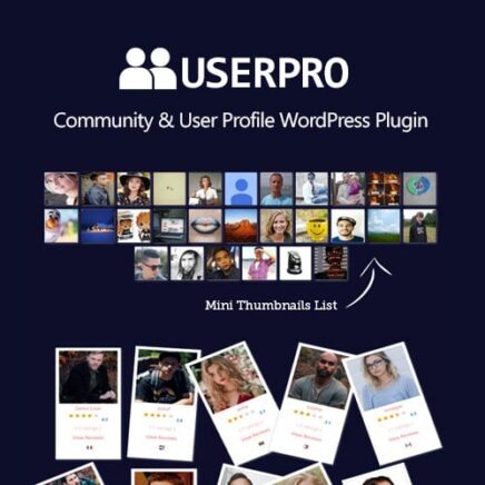 Userpro – Community And User Profile Wordpress Plugin