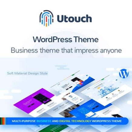 Utouch Startup Multi Purpose Business And Digital Technology Wordpress Theme