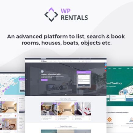 Wp Rentals Booking Accommodation Wordpress Theme