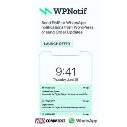 Wpnotif Wordpress Sms Whatsapp Message Notifications