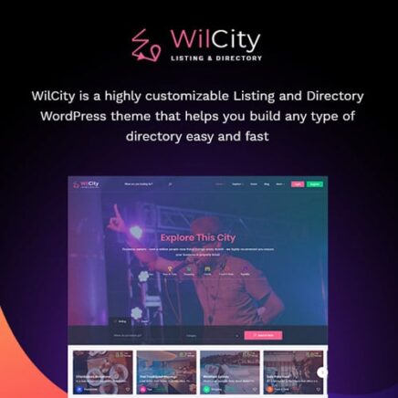 Wilcity Directory Listing Wordpress Theme