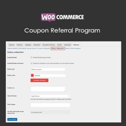 Woocommerce Coupon Referral Program