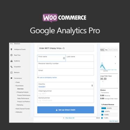 Woocommerce Google Analytics Pro