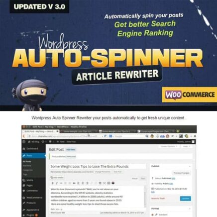 Wordpress Auto Spinner Articles Rewriter