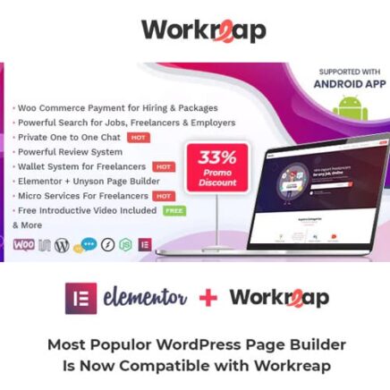 Workreap Freelance Marketplace Wordpress Theme