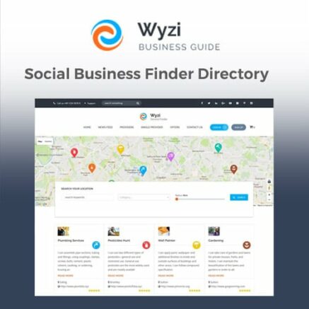 Wyzi Business Finder Wordpress Directory Listing Theme