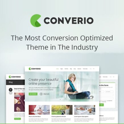 Converio Responsive Multi Purpose Wordpress Theme