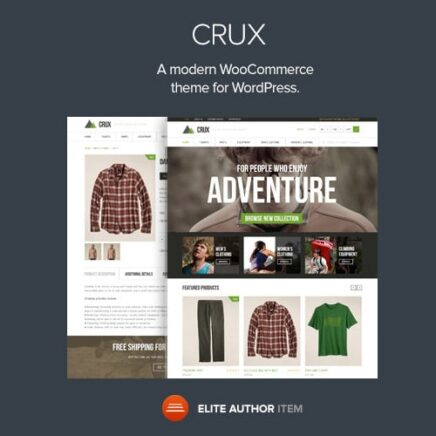 Crux A Modern And Lightweight Woocommerce Theme