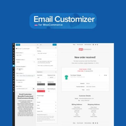 Email Customizer For Woocommerce