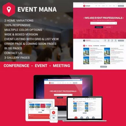 Event Management Wordpress Theme