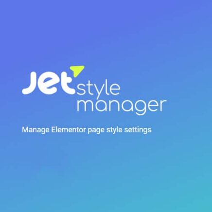 Jetstylemanager For Elementor