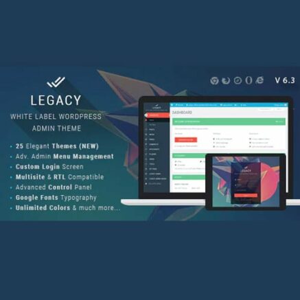 Legacy White Label Wordpress Admin Theme